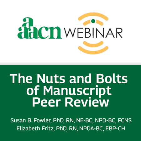 November Webinar: The Nuts and Bolts of Manuscript Peer Review