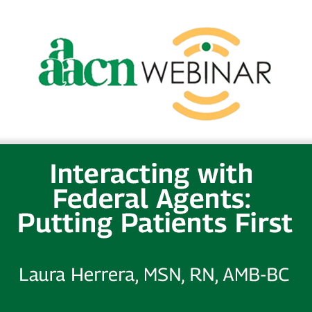 Webinar, Interacting with Federal Agents: Putting Patients First, Sept. 9, 2026