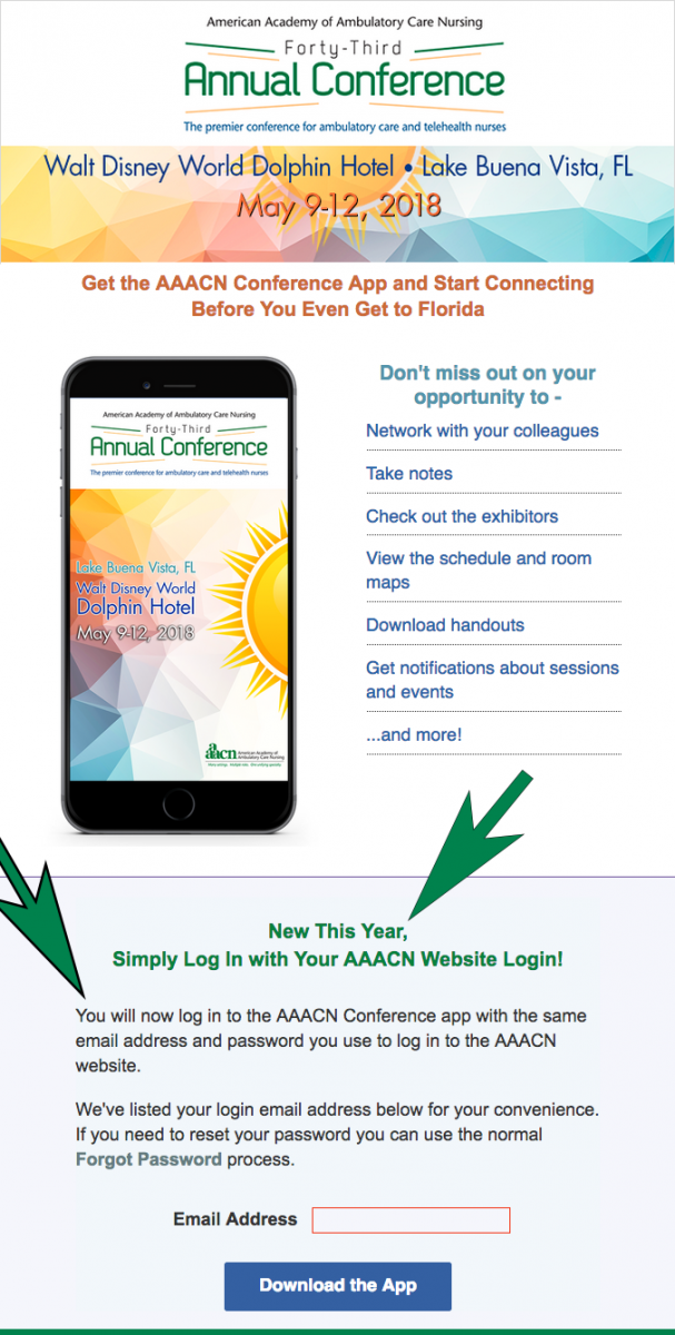 Get The Aaacn 2018 Conference App American Academy Of Ambulatory Care Nursing