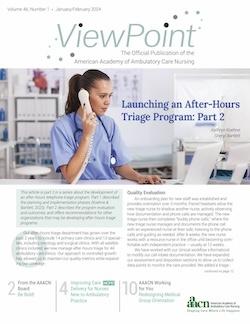 From the AAACN Career Center American Academy of Ambulatory Care Nursing